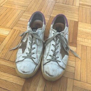 Pink Golden Goose Lace Up Sneakers | Size 38
